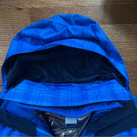 Columbia Womens Whirlibird Interchange Jacket (Harbor Blue Plaid) - Picture 3 of 7